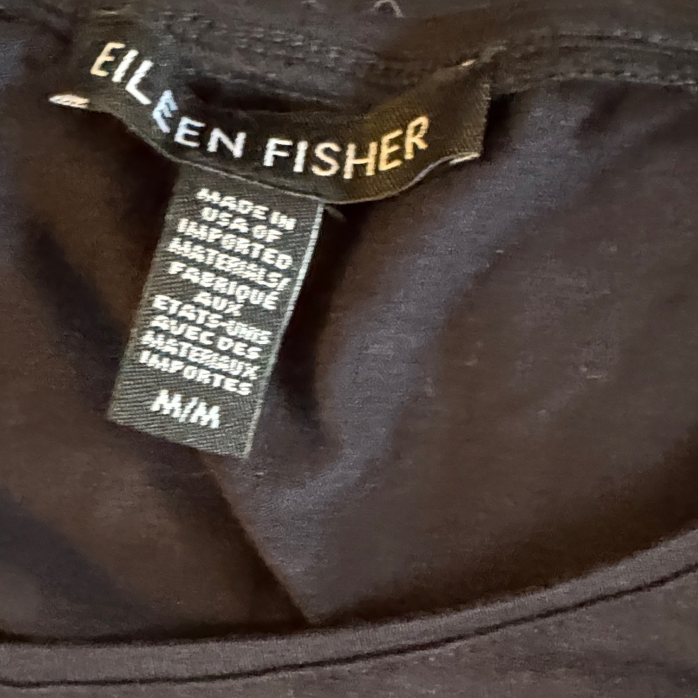 Like new Eileen Fisher Navy Tank Top sz  M ☘️☘️☘️